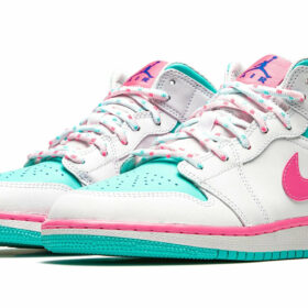 Air Jordan 1 Mid GS "Digital Pink" 555112-102