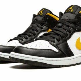 Air Jordan 1 Mid "White / Pollen / Black" 554725-177