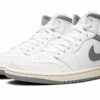 Air Jordan 1 Mid "White / Stealth Grey" 554725-135