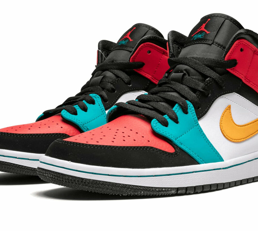 Air Jordan 1 Mid "Multicolor" 554724-125