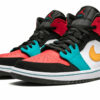 Air Jordan 1 Mid "Multicolor" 554724-125