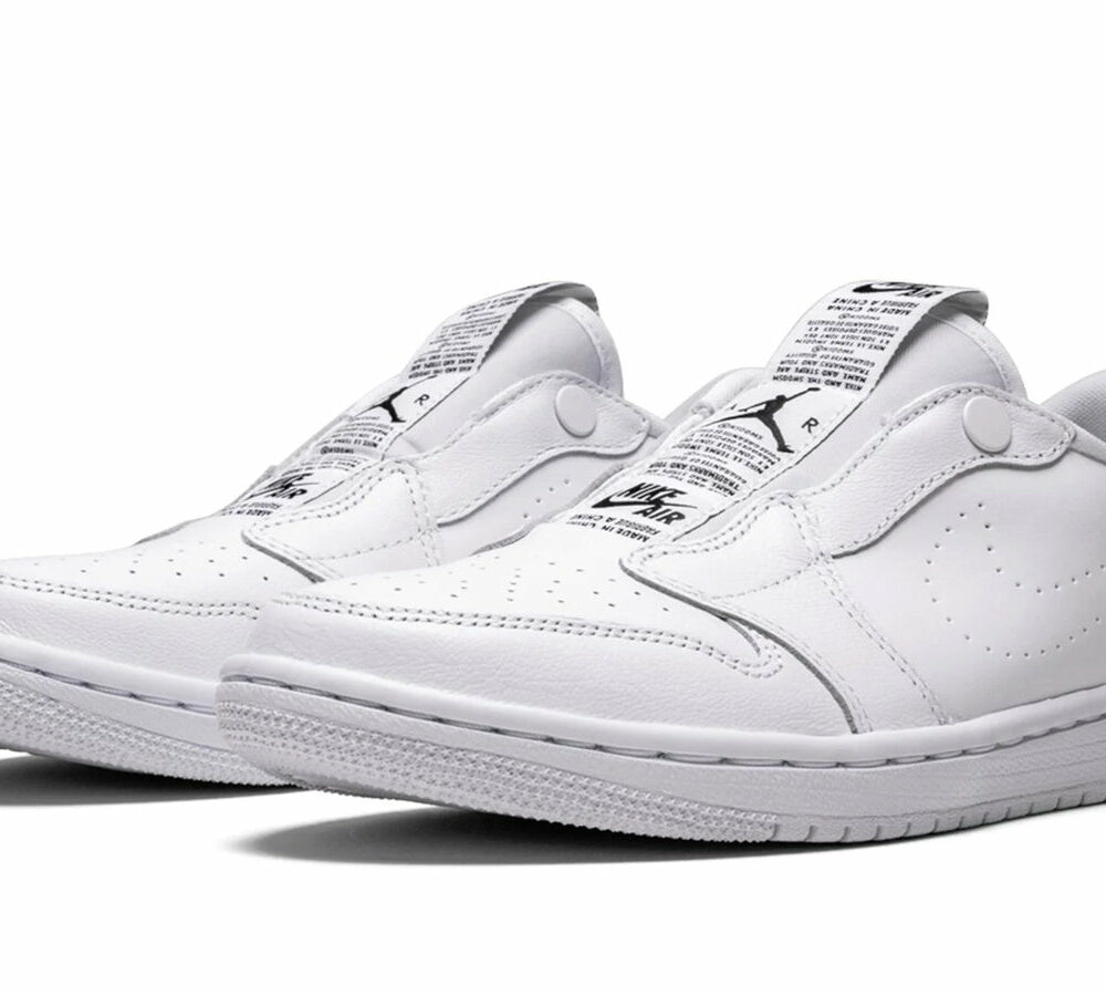 AIR JORDAN 1 RET LO SLIP WMNS "TRIPLE WHITE" AV3918-100