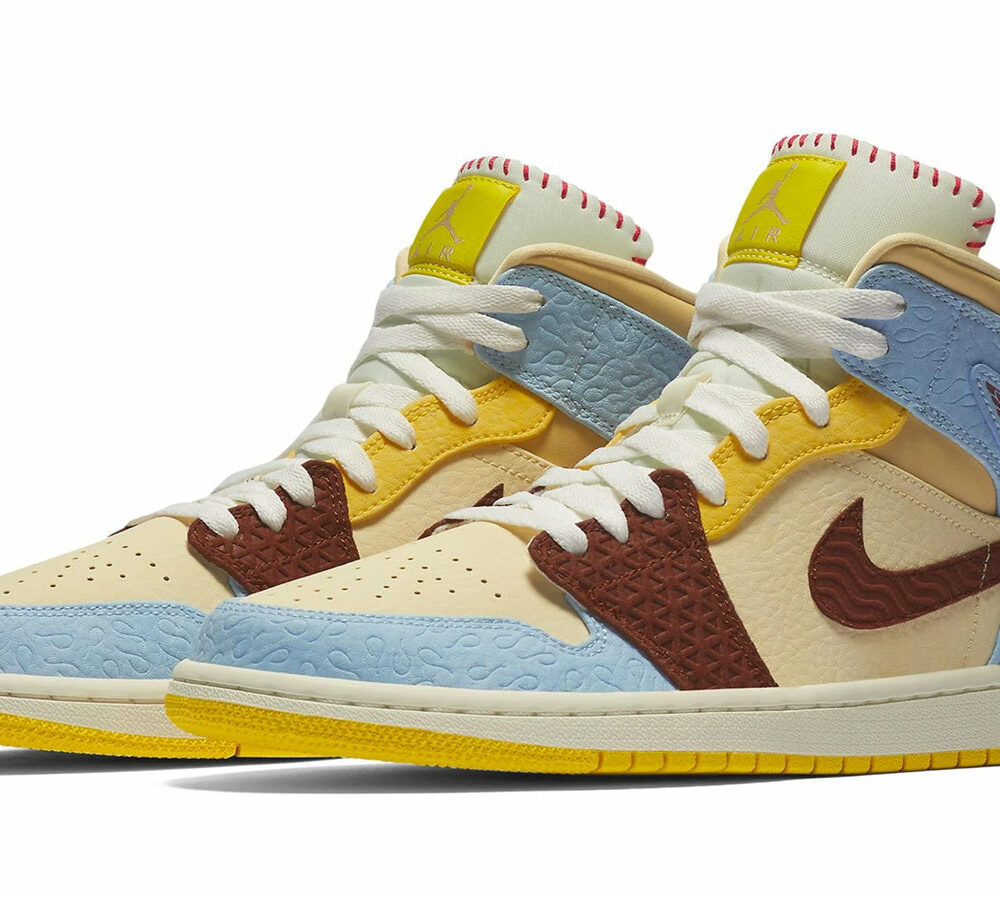 Air Jordan 1 Mid SE "Maison Chateau Rouge Fearless" CU2803-200