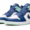 Air Jordan 1 Mid "Blue Mint" 554725-413