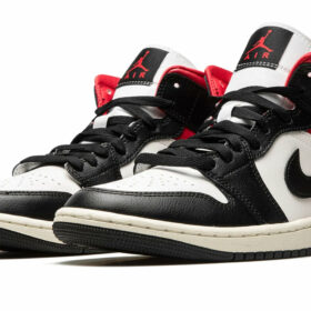 AIR JORDAN 1 MID WMNS "Black / Gym Red / Sail" BQ6472-061