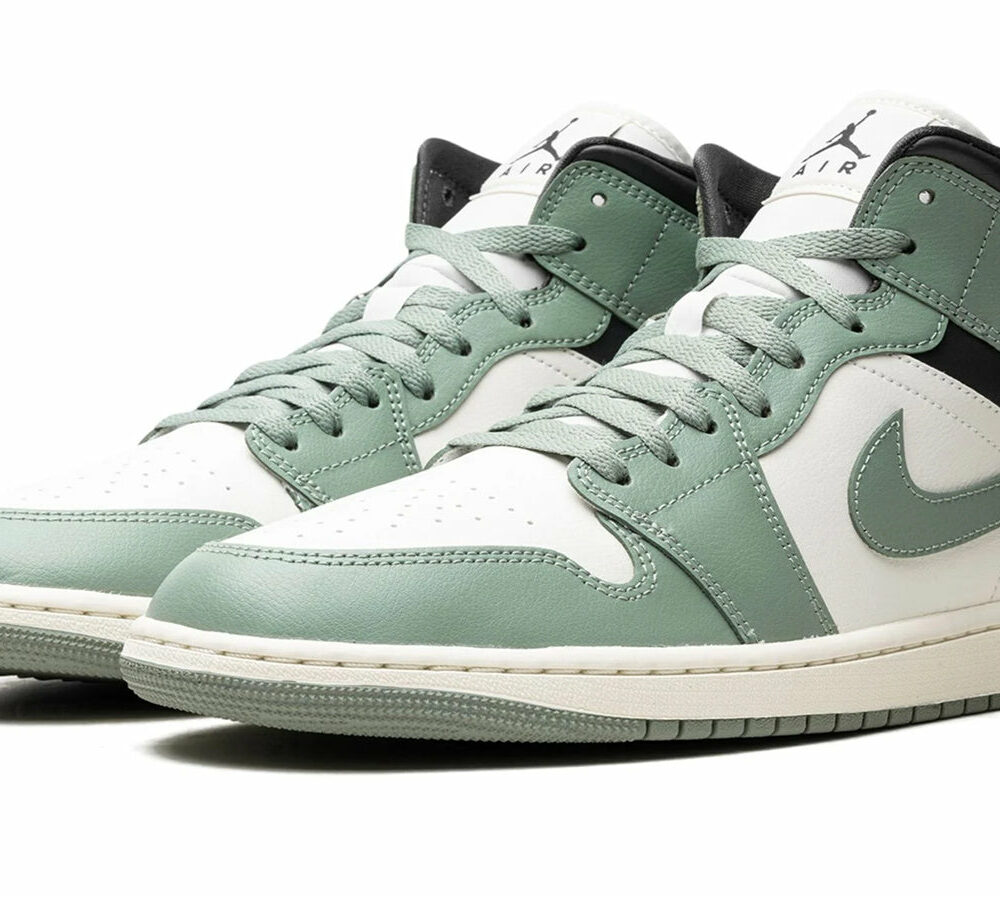 AIR JORDAN 1 MID WMNS "JADE SMOKE" BQ6472-130