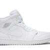 Air Jordan 1 Retro Mid 'White Pure Platinum' 554724-104