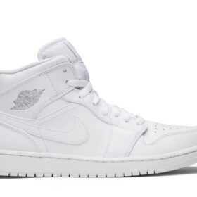 Air Jordan 1 Retro Mid 'White Pure Platinum' 554724-104