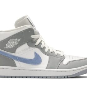 Air Jordan 1 Mid 'Wolf Grey Aluminum' BQ6472-105