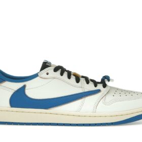 Jordan 1 Retro Low OG SP Fragment x Travis Scott Sail Military Blue DM7866-104