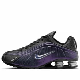 Nike Shox R4 'Black Metallic Silver Purple Dynasty' IO4546-002