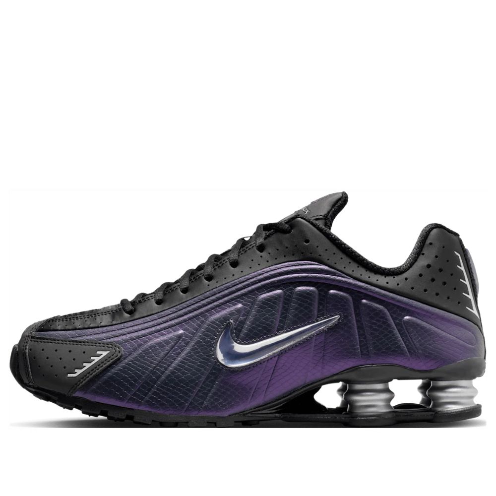 Nike Shox R4 'Black Metallic Silver Purple Dynasty' IO4546-002