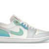 Jordan 1 Low SE Emerald Rise Women's Sneakers - White/Green Leather - FN8899-131