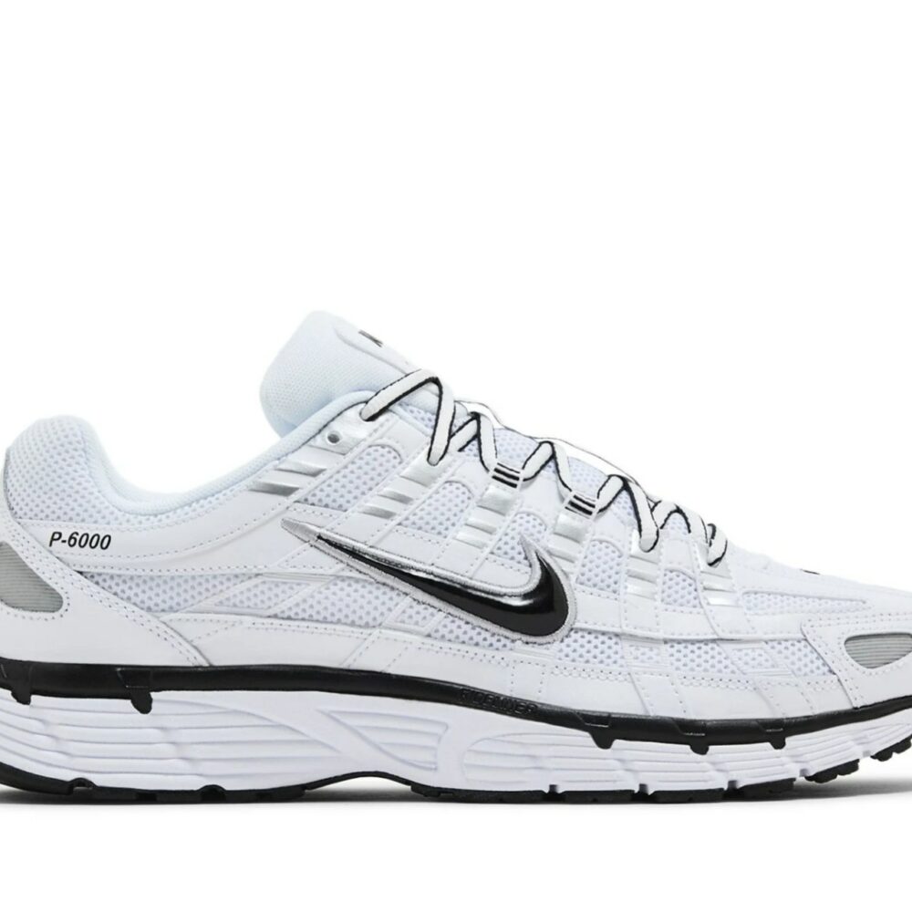 Nike P-6000 'White Metallic Silver Black' CD6404-107
